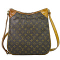 Louis Vuitton LV Odeon MM Monogram Shoulder Bag Pochette Brown Vintage