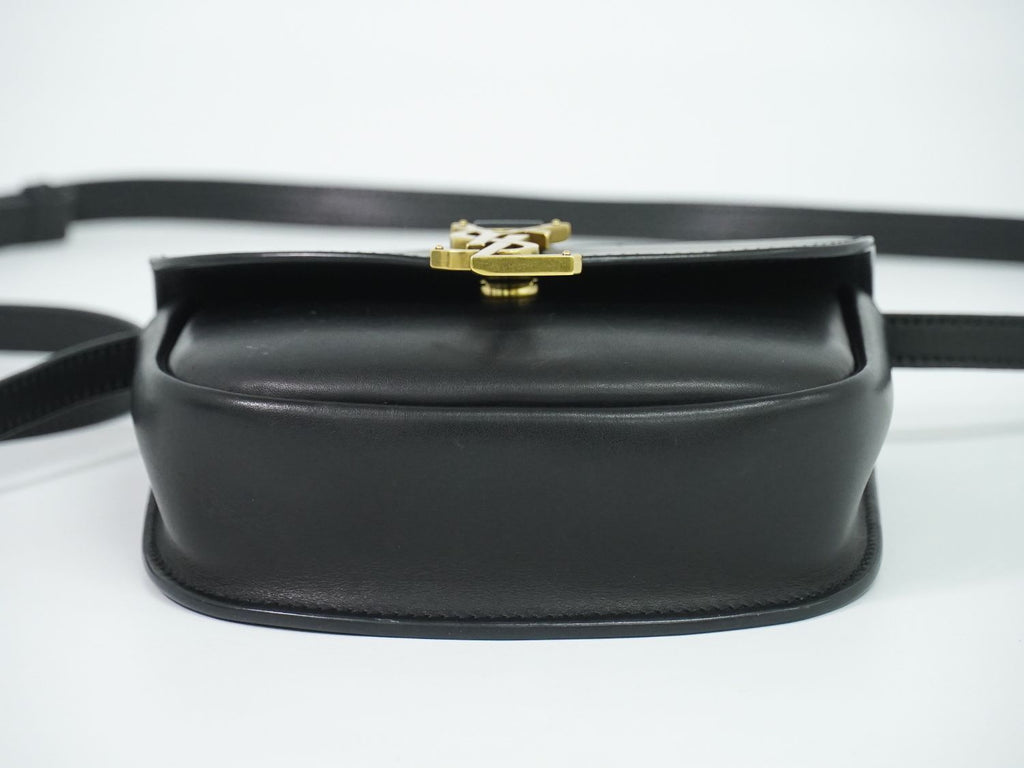 Saint Laurent YSL Kaia Small Shoulder Bag Pochette Leather Black Vintage — view 3
