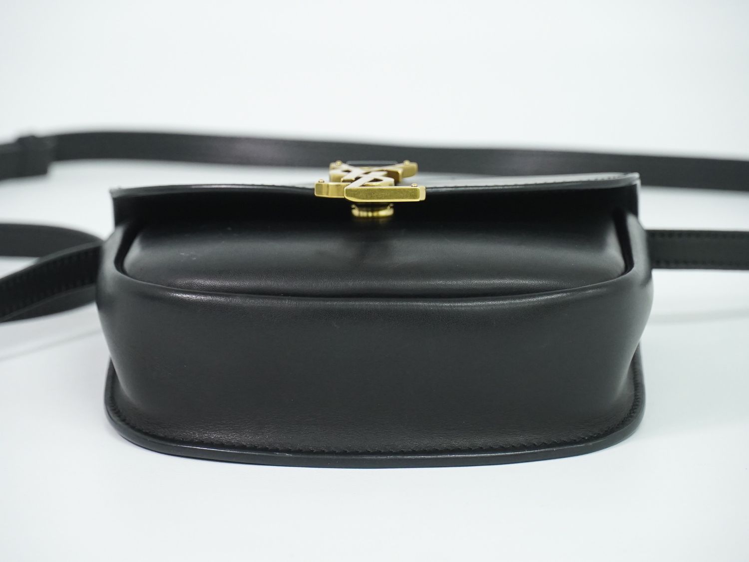 Saint Laurent YSL Kaia Small Shoulder Bag Pochette Leather Black Vintage — view 3