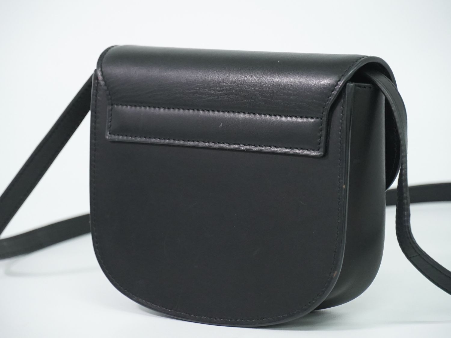 Saint Laurent YSL Kaia Small Shoulder Bag Pochette Leather Black Vintage — view 2