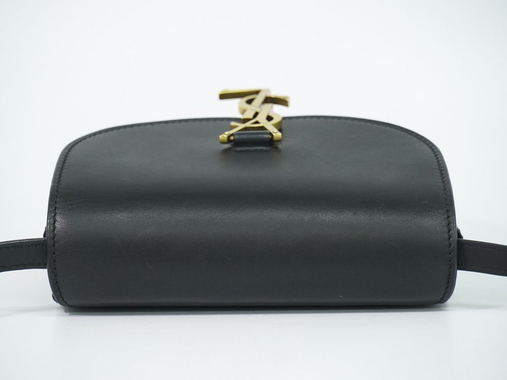 Saint Laurent YSL Kaia Small Shoulder Bag Pochette Leather Black Vintage — view 5