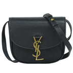 Saint Laurent YSL Kaia Small Shoulder Bag Pochette Leather Black Vintage