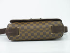 Louis Vuitton LV Brooklyn MM Damier Ebene Shoulder Bag Brown Vintage — view 3