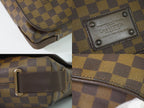 Louis Vuitton LV Brooklyn MM Damier Ebene Shoulder Bag Brown Vintage — view 7