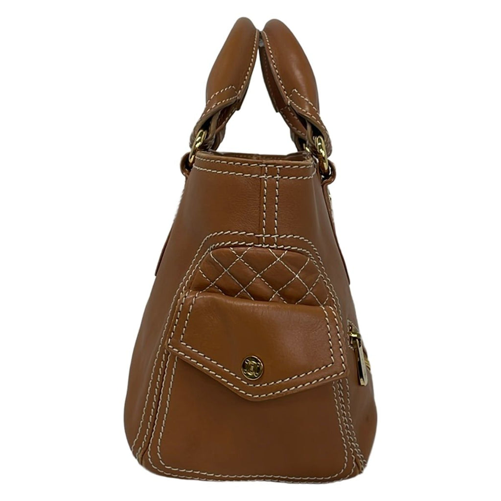 Celine Handbag Boogie Bag Brown Leather — view 2