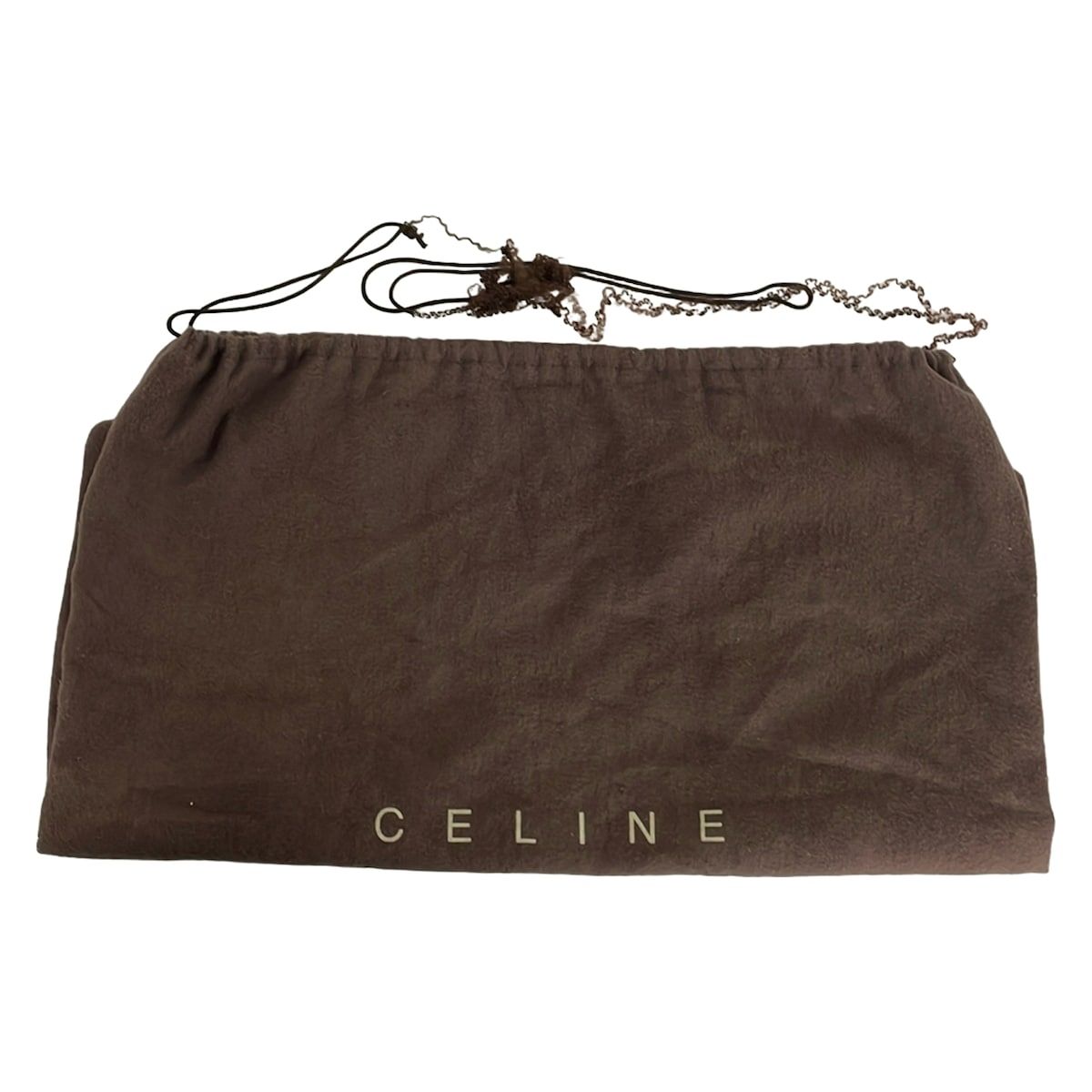 Celine Handbag Boogie Bag Brown Leather — view 8