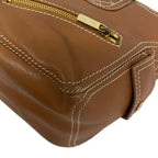 Celine Handbag Boogie Bag Brown Leather — view 6