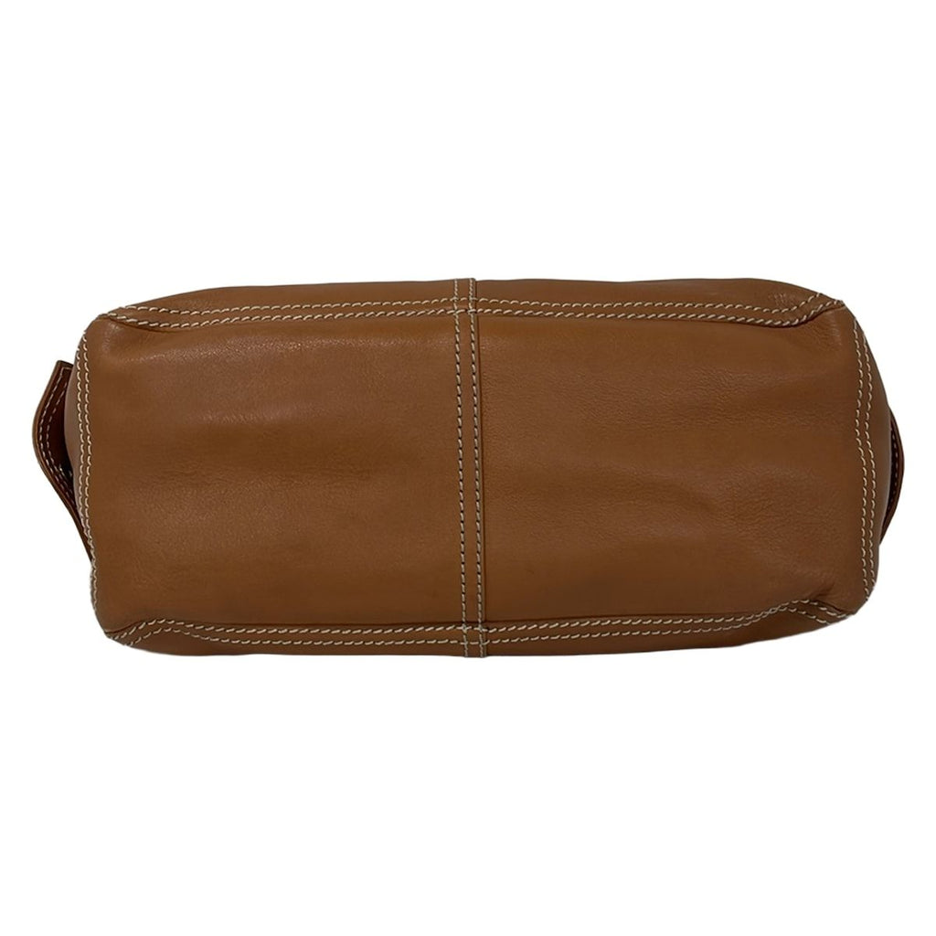 Celine Handbag Boogie Bag Brown Leather — view 5