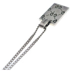 Gucci Ghost Skull Motif Top Chain Necklace Silver — view 6