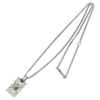 Gucci Ghost Skull Motif Top Chain Necklace Silver — view 2