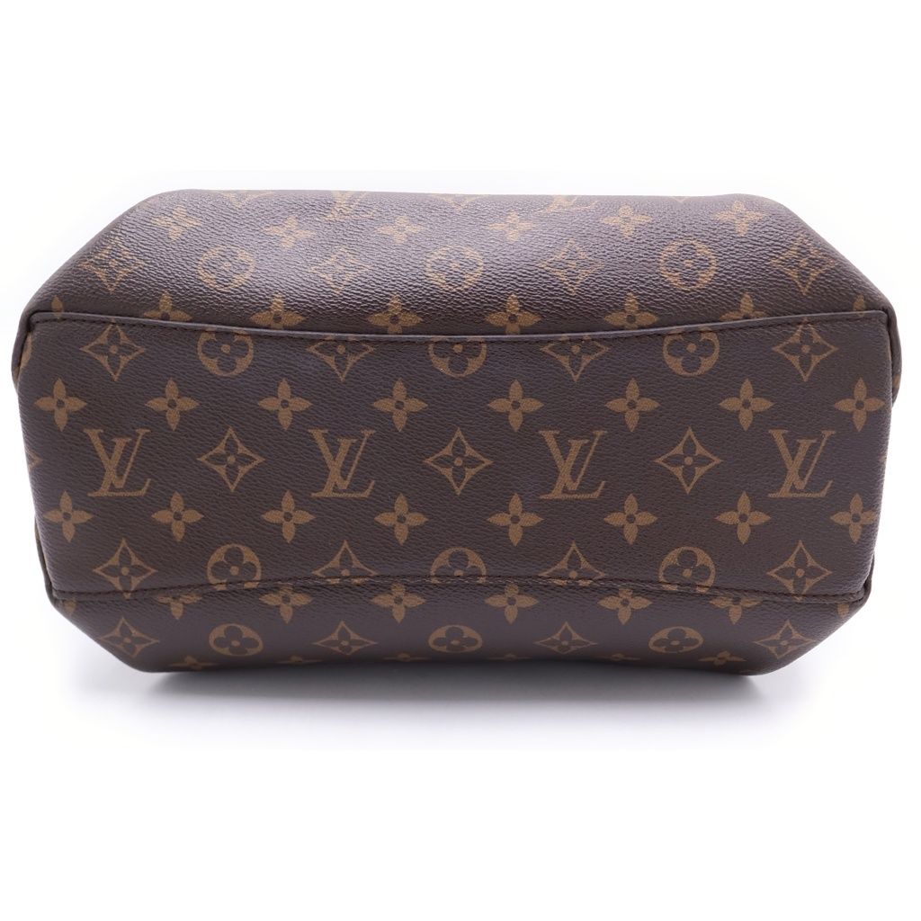Louis Vuitton Monogram Rivoli MM 2-Way Shoulder Bag Brown Leather Gold — view 4