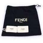 Fendi Montresor Mini Shoulder Bag Drawstring Black Leather Gold — view 8