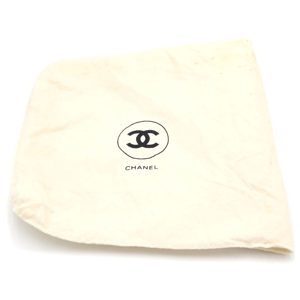 Chanel Quilted Chain Shoulder Bag Black Lambskin Gold — view 8