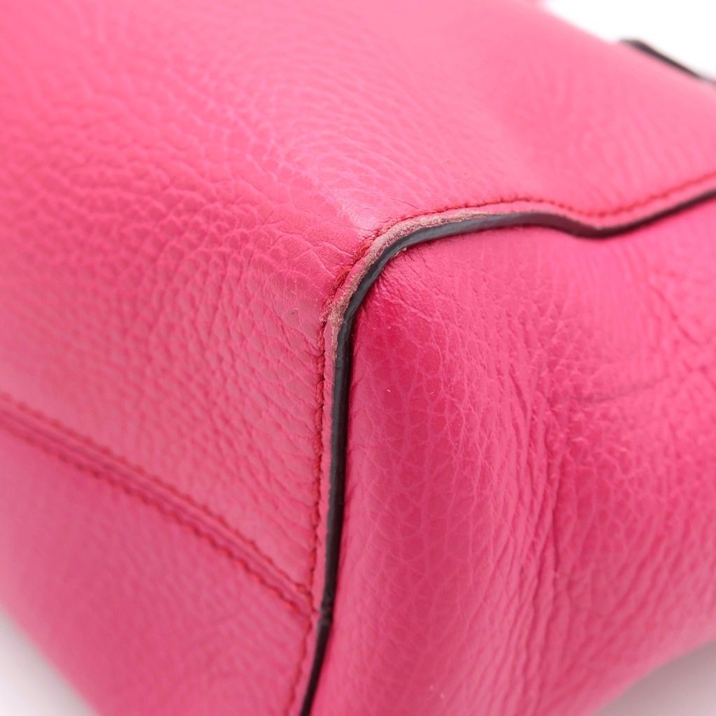 Gucci 2-Way Shoulder Bag Pink Leather Gold — view 5