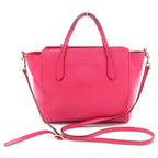 Gucci 2-Way Shoulder Bag Pink Leather Gold — view 2