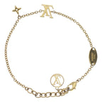 Louis Vuitton LV Iconic Blurscuffs Cut Gold Rhinestone Bracelet — view 2