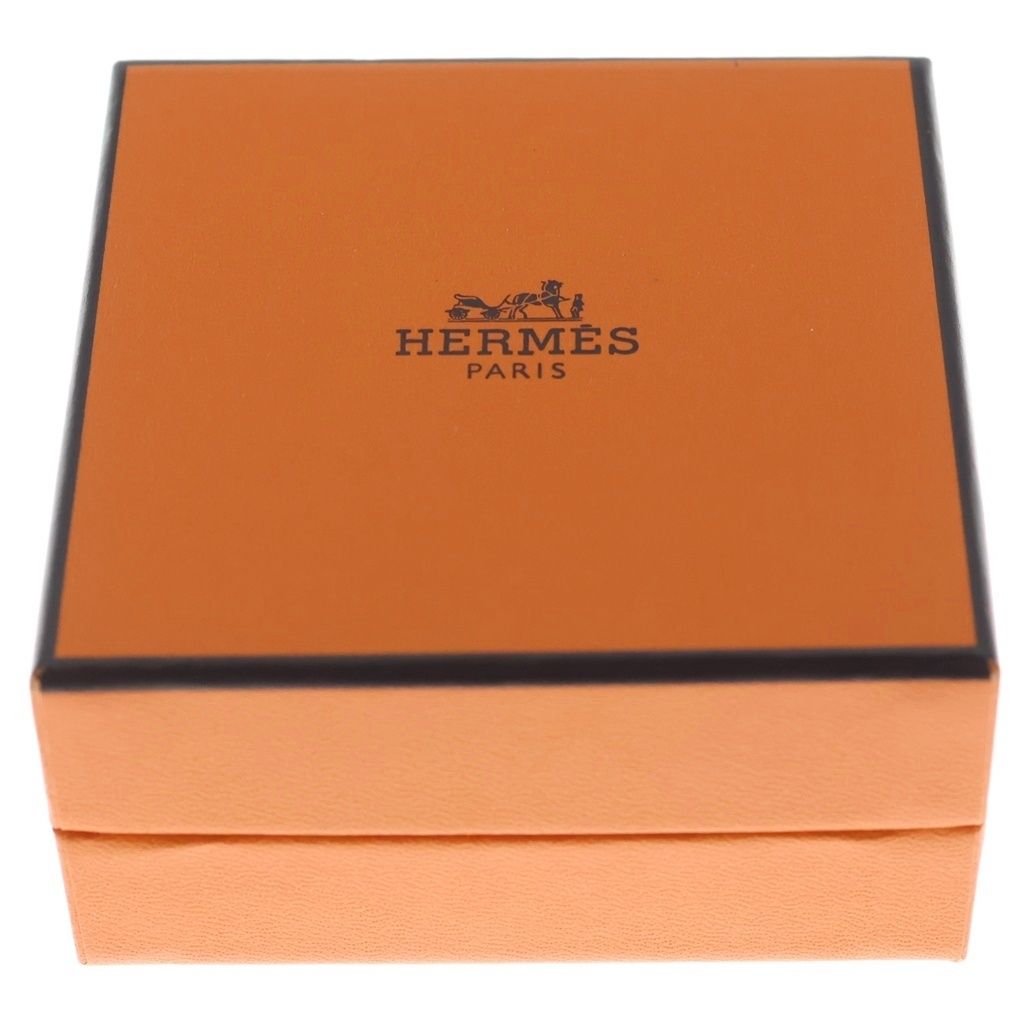 Hermes Click Blurscuffs Cut Bangle Metal Silver White Bracelet — view 6