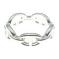 Hermes Chaine D'ancre Enchainee PM Ring 57 Silver