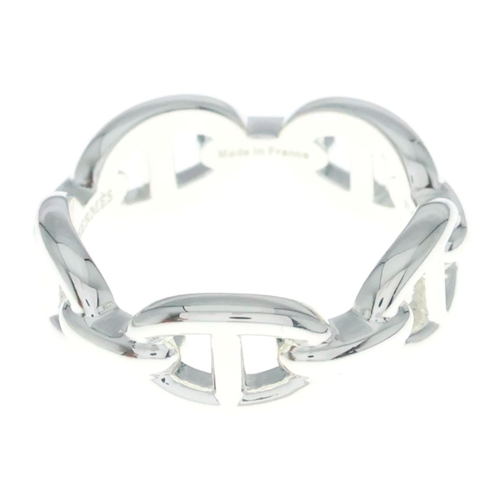 Hermes Chaine D'ancre Enchainee PM Ring 57 Silver — view 3
