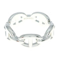 Hermes Chaine D'ancre Enchainee PM Ring 57 Silver