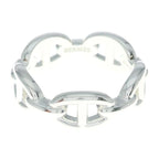 Hermes Chaine D'ancre Enchainee PM Ring 57 Silver
