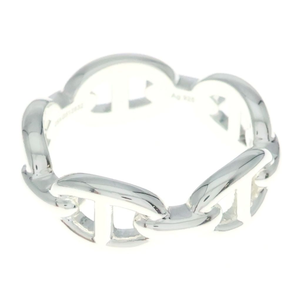 Hermes Chaine D'ancre Enchainee PM Ring 57 Silver — view 4
