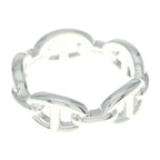 Hermes Chaine D'ancre Enchainee PM Ring 57 Silver — view 4