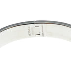 Hermes Clic Clac Bangle Blurscuffs Cut Silver Bracelet — view 5