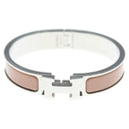 Hermes Clic Clac Bangle Blurscuffs Cut Silver Bracelet