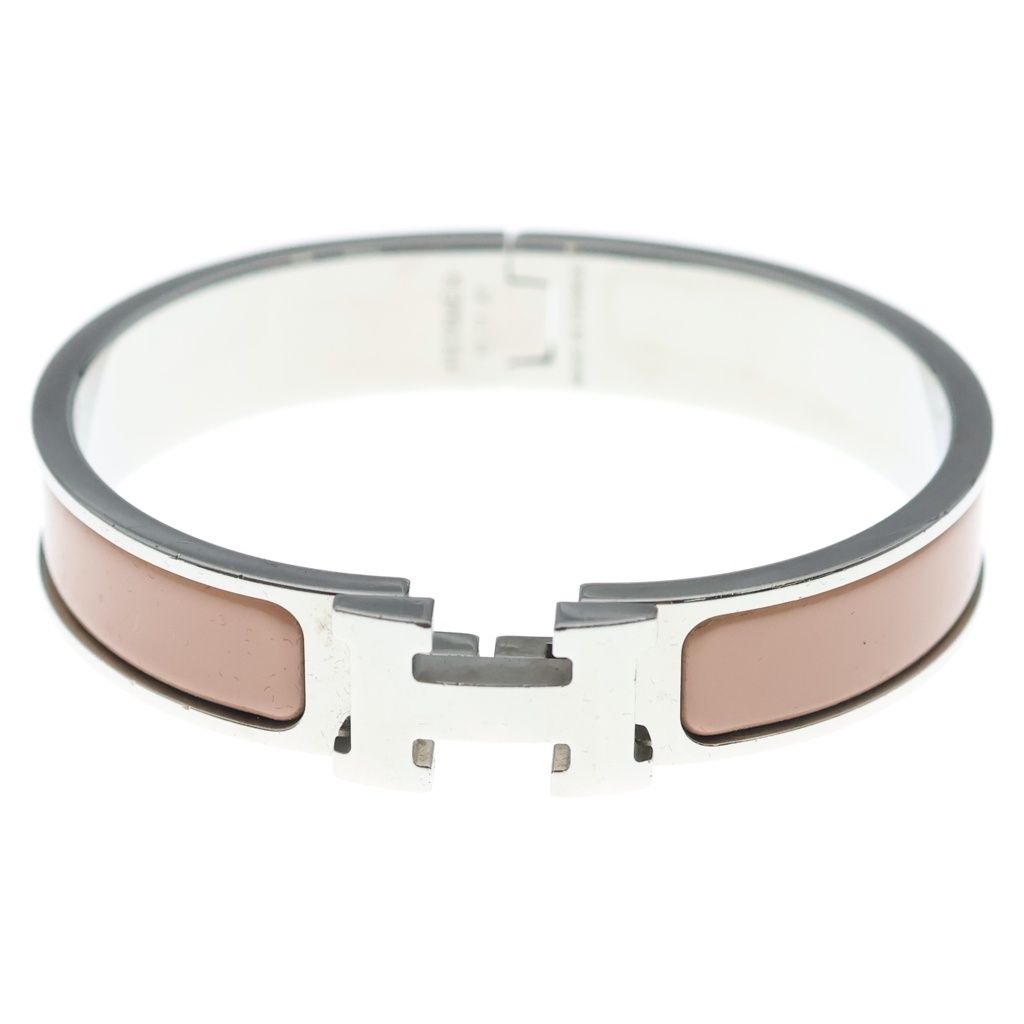 Hermes Clic Clac Bangle Blurscuffs Cut Silver Bracelet