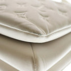 Louis Vuitton Monogram Coussin PM Cream 2-Way Chain Shoulder Bag White Leather — view 5