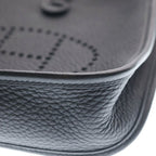 Hermes Evelyne TPM Shoulder Bag Black Taurillon Clemence Silver — view 5