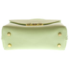Celine Teen Nino 2-Way Shoulder Bag Light Green Leather Gold — view 4