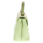 Celine Teen Nino 2-Way Shoulder Bag Light Green Leather Gold — view 3