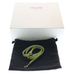 Celine Teen Nino 2-Way Shoulder Bag Light Green Leather Gold — view 8