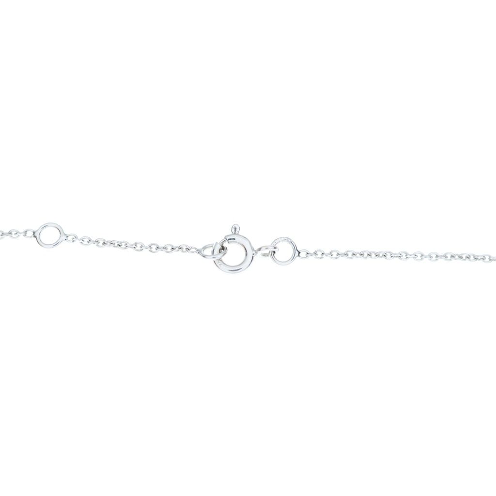 Hermes Finesse Diamond Pendant Chain White Gold WG 0.54 — view 5