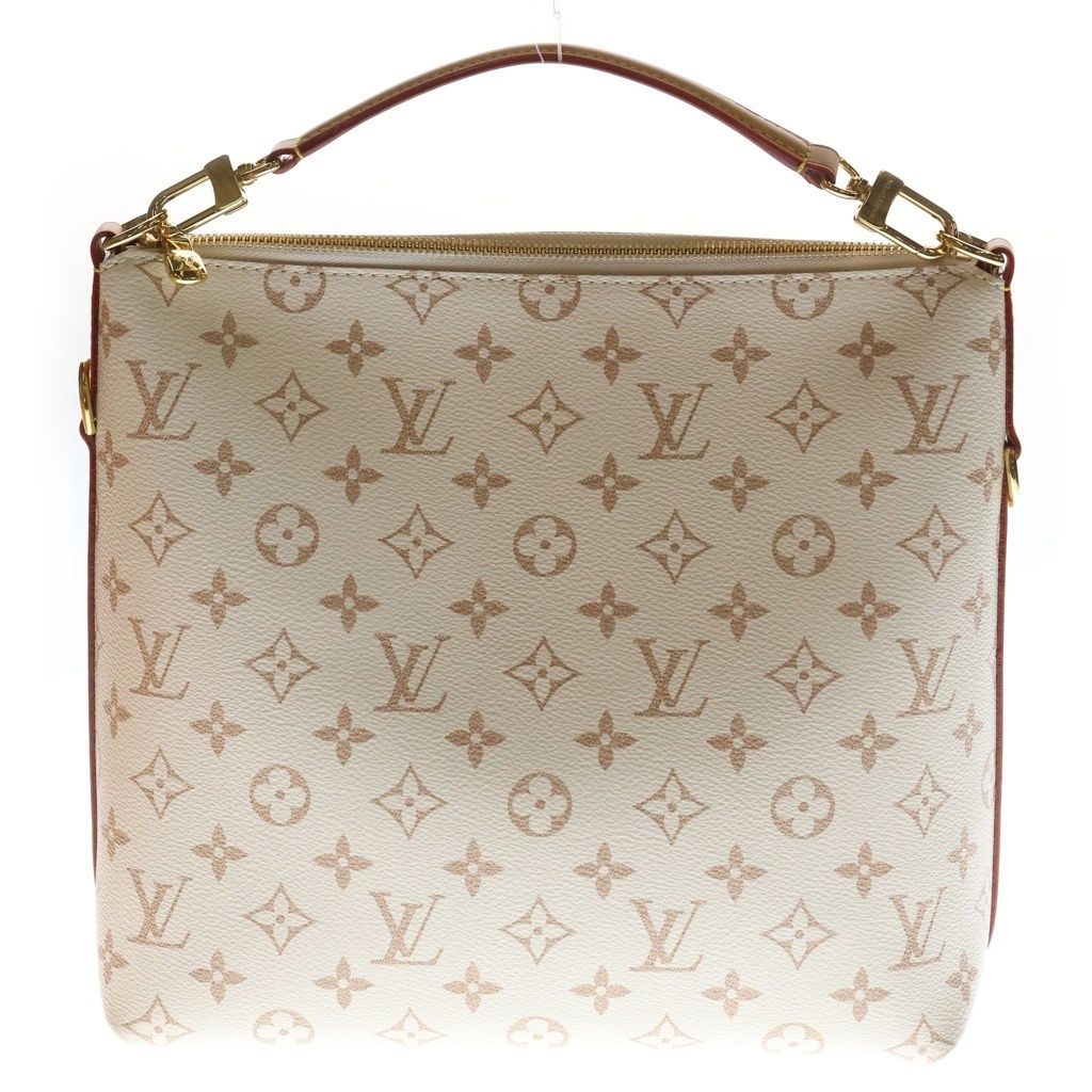 Louis Vuitton Monogram Dune Multipath 2-Way Shoulder Bag White Leather Gold
