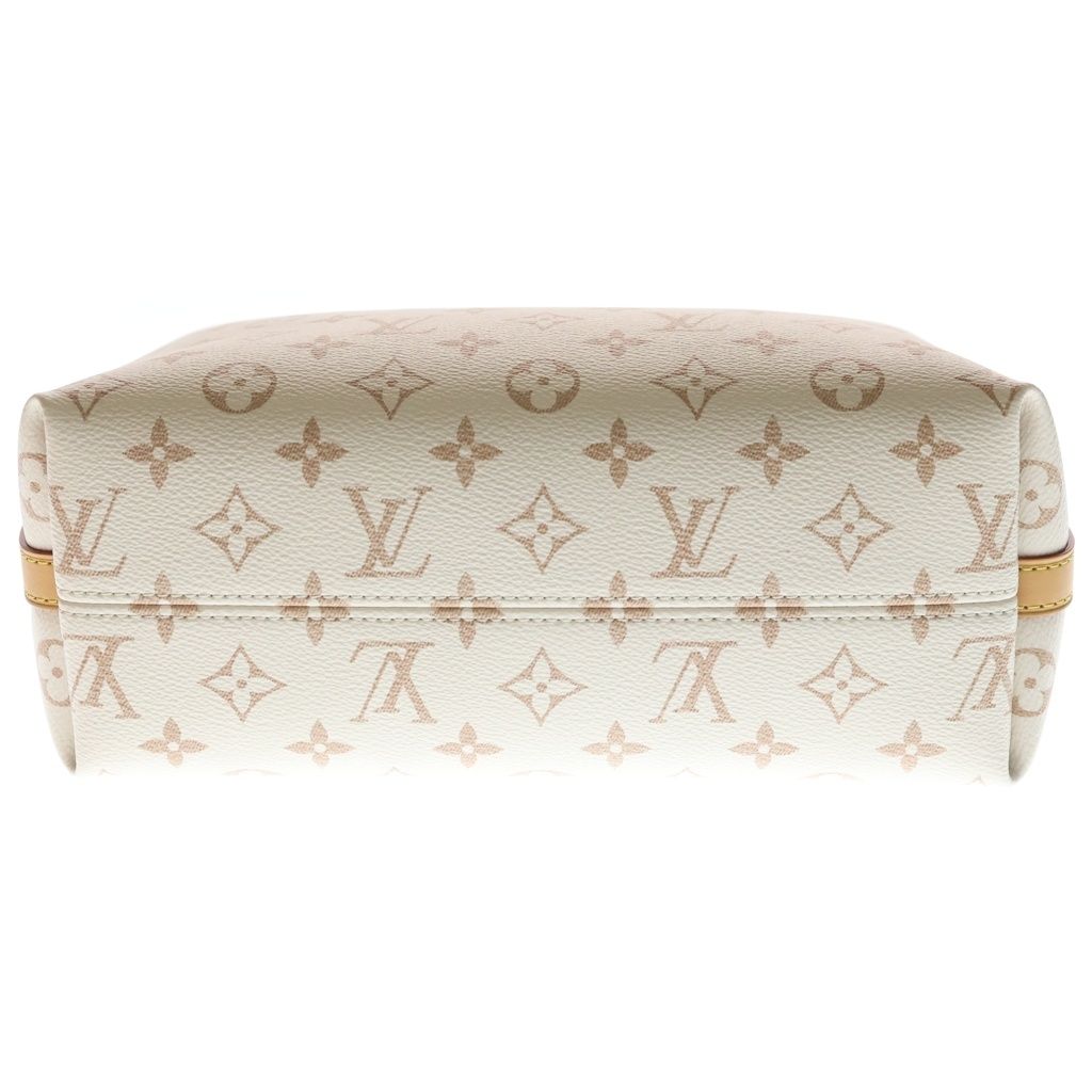Louis Vuitton Monogram Dune Multipath 2-Way Shoulder Bag White Leather Gold — view 4