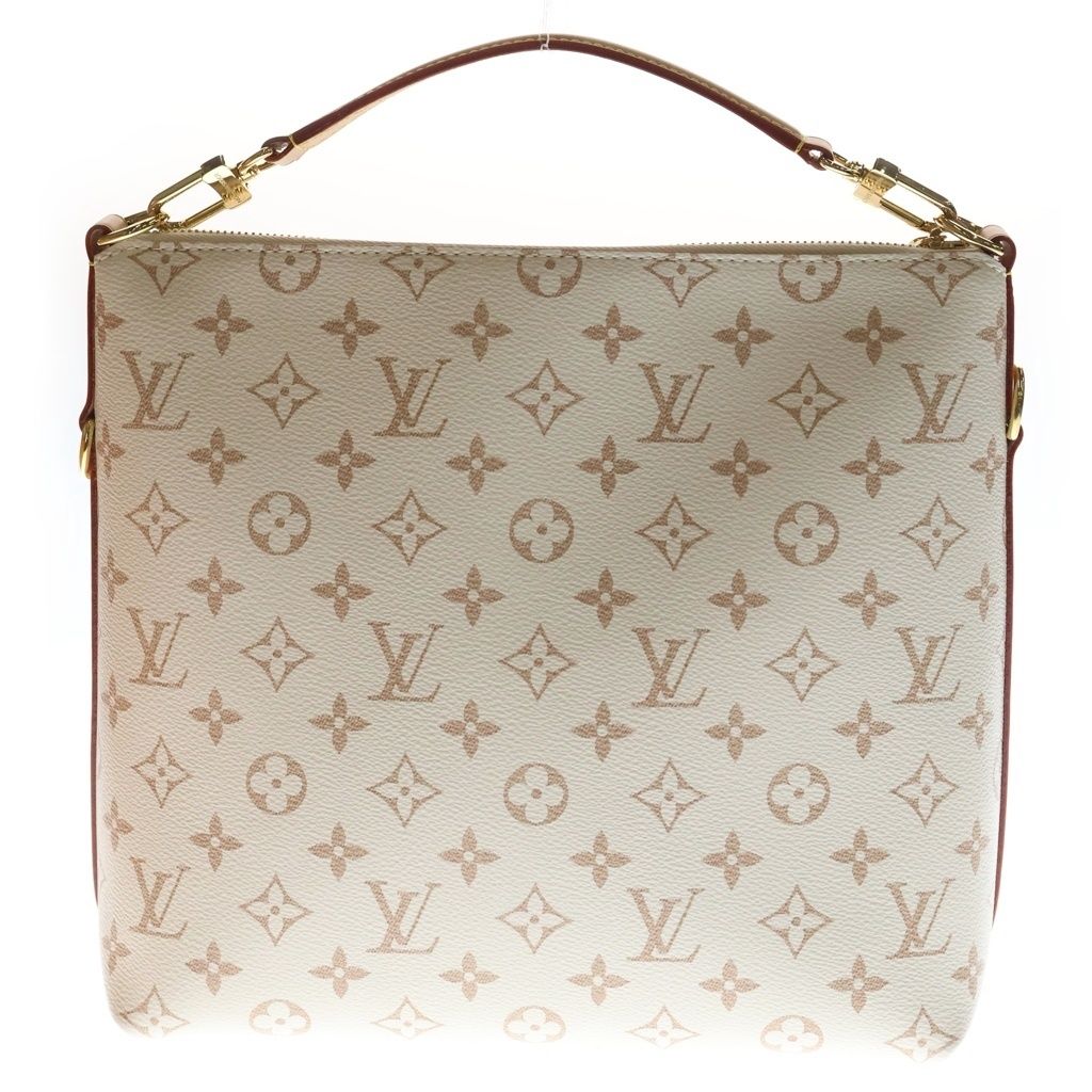 Louis Vuitton Monogram Dune Multipath 2-Way Shoulder Bag White Leather Gold — view 2