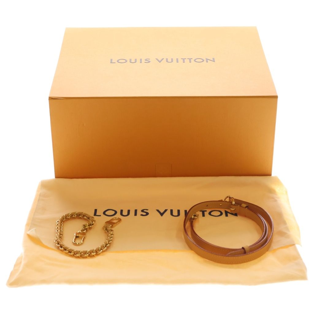 Louis Vuitton Monogram Dune Multipath 2-Way Shoulder Bag White Leather Gold — view 8