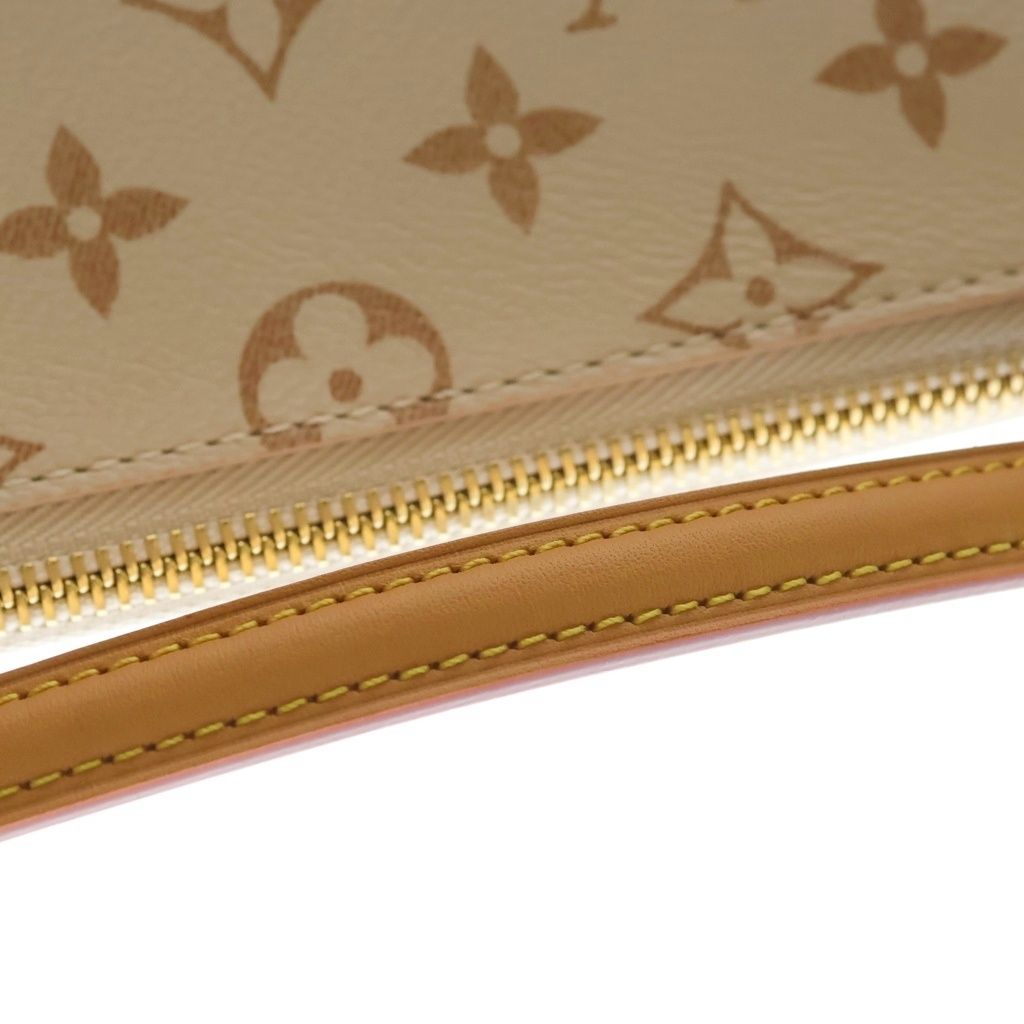 Louis Vuitton Monogram Dune Multipath 2-Way Shoulder Bag White Leather Gold — view 6