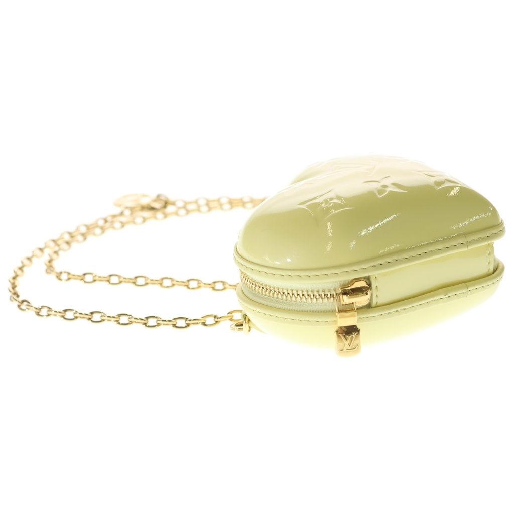 Louis Vuitton Vernis Keep My LV Heart Chain Mini Bag Yellow Gold — view 3