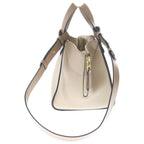 Loewe Hammock Compact 2-Way Shoulder Bag Brown Gray Ju Leather Gold — view 3