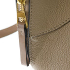 Loewe Hammock Compact 2-Way Shoulder Bag Brown Gray Ju Leather Gold — view 8