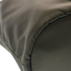 Prada Re-Nylon Speedlock Pouch Drawstring Leather Khaki Silver — view 5