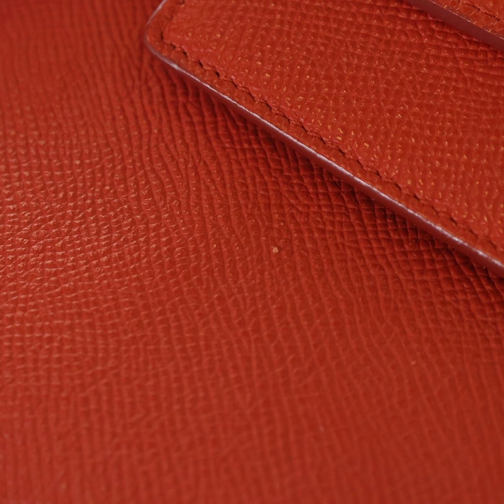 Celine Belt Bag Nano 2-Way Red Leather Gold — view 7