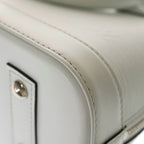 Louis Vuitton Epi Alma BB Leather 2-Way Bag Silver White — view 7