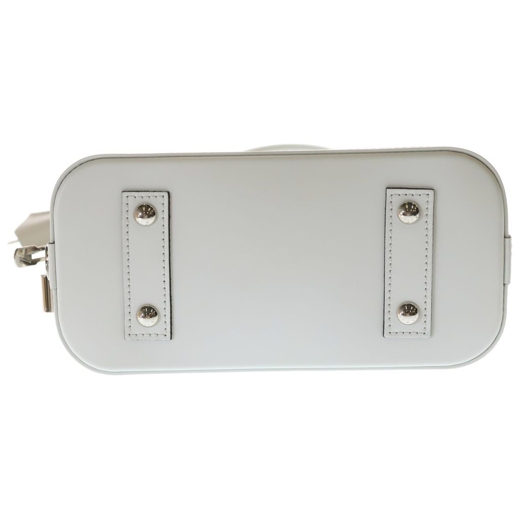 Louis Vuitton Epi Alma BB Leather 2-Way Bag Silver White — view 4