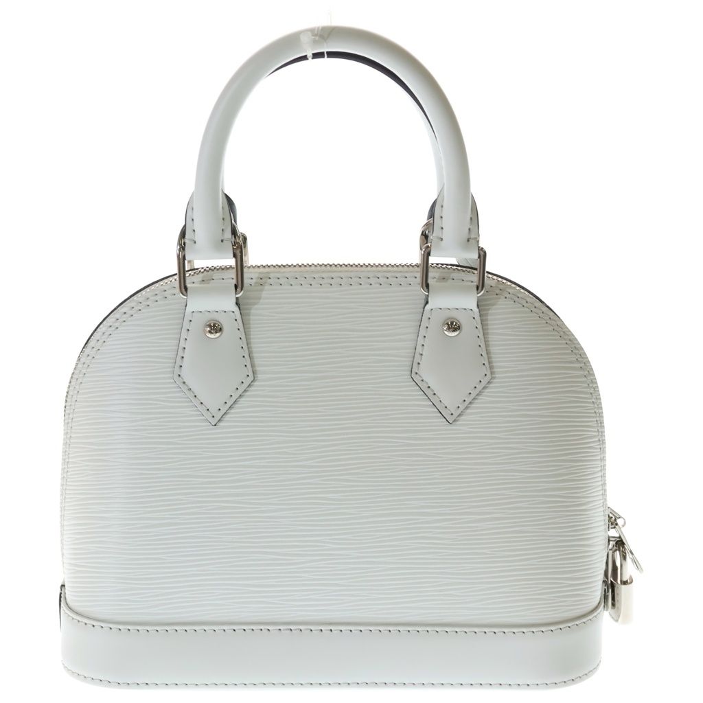 Louis Vuitton Epi Alma BB Leather 2-Way Bag Silver White — view 2