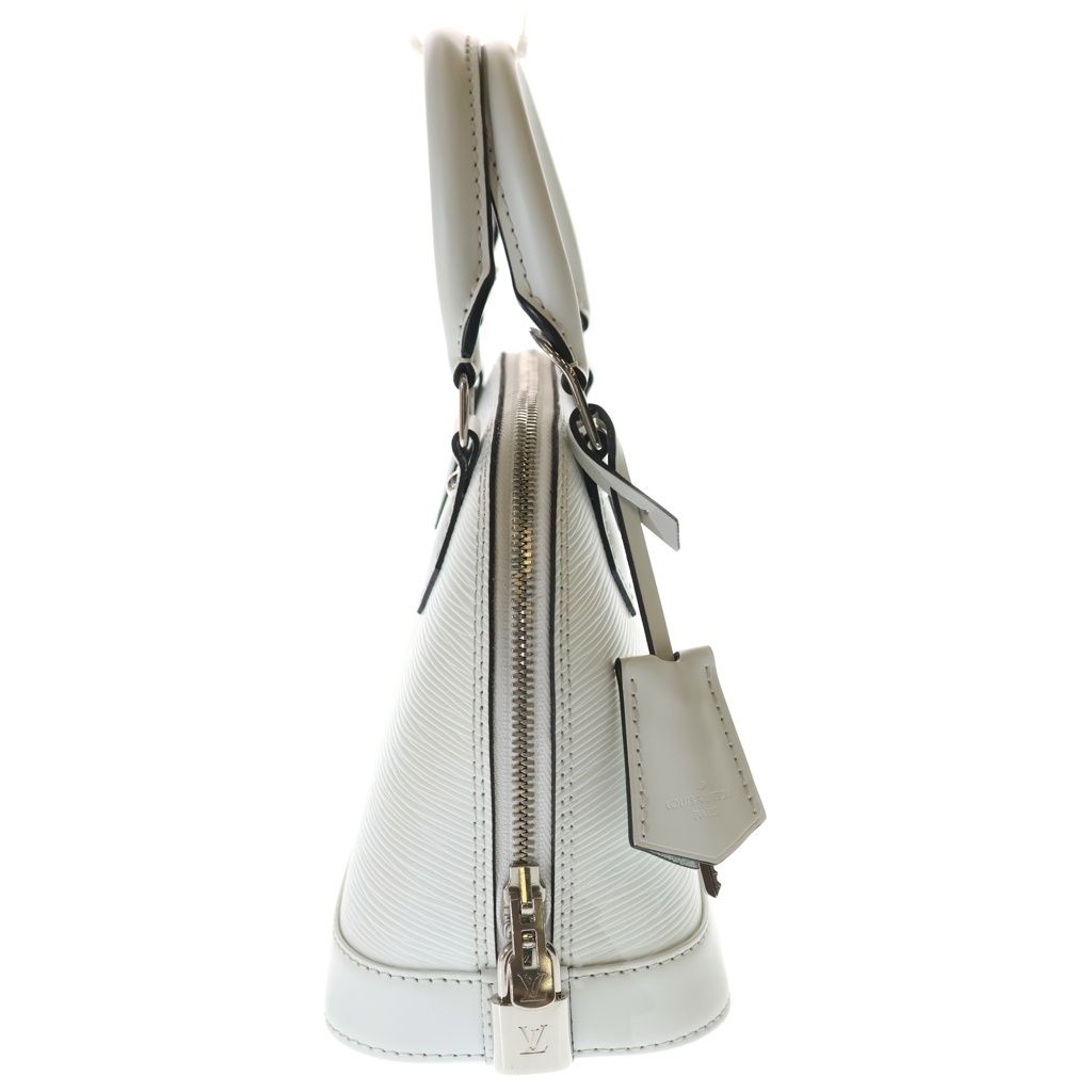 Louis Vuitton Epi Alma BB Leather 2-Way Bag Silver White — view 3